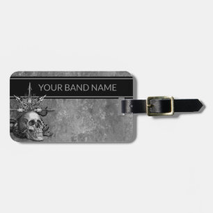 Etiqueta Para Maletas Banda de nombres personalizada Merch Rock & Roll L