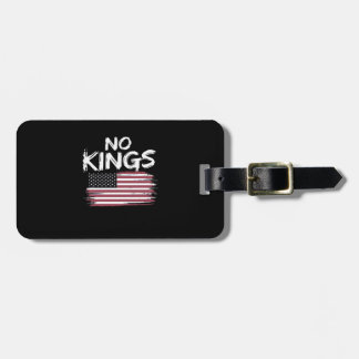 Etiqueta Para Maletas Bandera Americana al Revés Distressed No Kings Lon