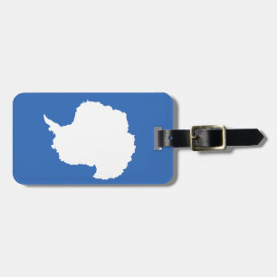 Etiqueta Para Maletas Bandera antártica