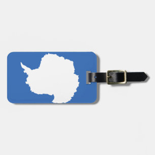 Etiqueta Para Maletas Bandera antártica