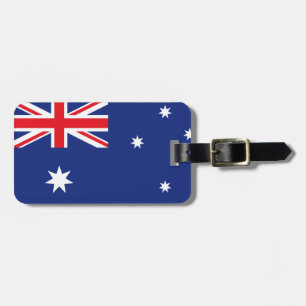 Etiqueta Para Maletas Bandera australiana