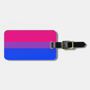 Etiqueta Para Maletas Bandera bisexual del orgullo