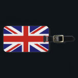 Etiqueta Para Maletas Bandera británica<br><div class="desc">británicos,  bandera,  "bandera británica",  "Union Jack",  unión,  enchufe,  inglés,  Inglaterra,  "Reino Unido",  "Reino Unido",  "Reino Unido",  "bandera inglesa",  "bandera de Inglaterra",  "bandera de Reino Unido",  "Gran Bretaña",  Gran Bretaña,  banderas,  país,  islas,  azul,  rojo,  blanco,  cruz,  Irlanda,  Escocia,  País de Gales, </div>