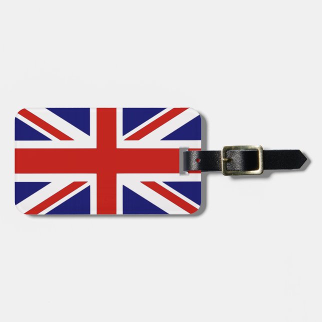 Etiqueta Para Maletas Bandera británica (Frente Horizontal)