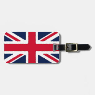 Etiqueta Para Maletas Bandera británica