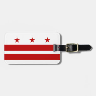Etiqueta Para Maletas Bandera clásica de Washington D.C.