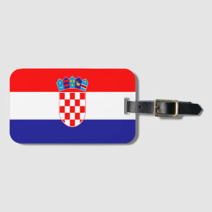 Etiqueta Para Maletas Bandera croata