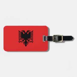 Etiqueta Para Maletas Bandera de Albania