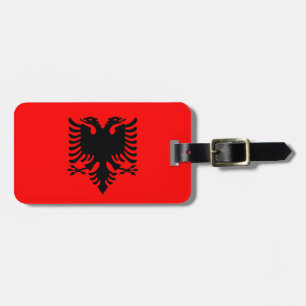 Etiqueta Para Maletas Bandera de Albania