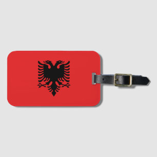 Etiqueta Para Maletas Bandera de Albania