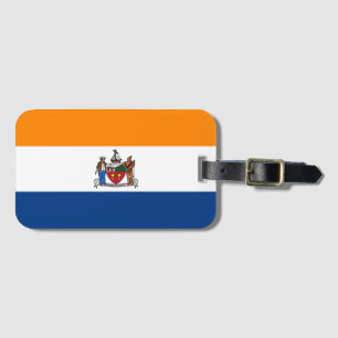 Etiqueta Para Maletas Bandera de Albany, Nueva York