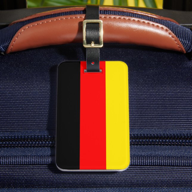 Etiqueta Para Maletas Bandera de Alemania (Anverso In situ 2)