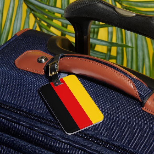 Etiqueta Para Maletas Bandera de Alemania (Anverso In situ 1)