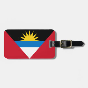 Etiqueta Para Maletas Bandera de Antigua y Barbuda