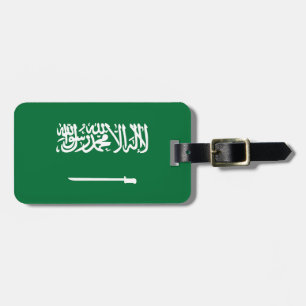 Etiqueta Para Maletas Bandera de Arabia Saudita