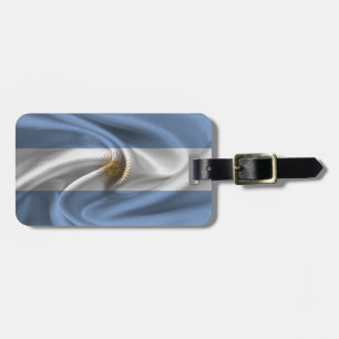 Etiqueta Para Maletas Bandera De Argentina