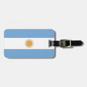 Etiqueta Para Maletas Bandera de Argentina