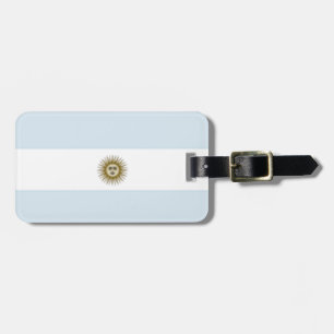 Etiqueta Para Maletas Bandera de Argentina