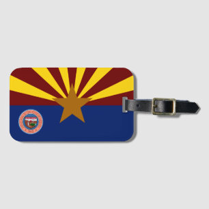 Etiqueta Para Maletas Bandera de Arizona