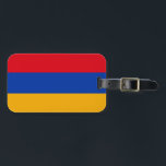 Etiqueta Para Maletas Bandera de Armenia<br><div class="desc">Bandera de Armenia</div>