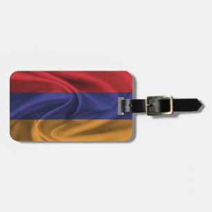Etiqueta Para Maletas Bandera de Armenia