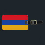 Etiqueta Para Maletas Bandera de Armenia<br><div class="desc">Bandera de Armenia</div>