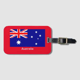 Etiqueta Para Maletas Bandera de Australia