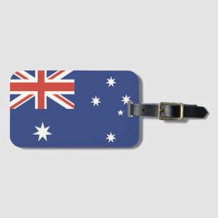 Etiqueta Para Maletas Bandera de Australia