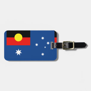Etiqueta Para Maletas Bandera de Australia aborigen