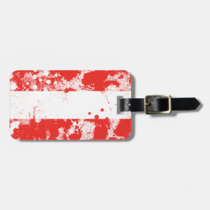 Etiqueta Para Maletas Bandera de Austria