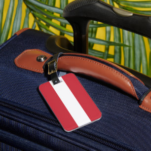 Etiqueta Para Maletas Bandera de Austria
