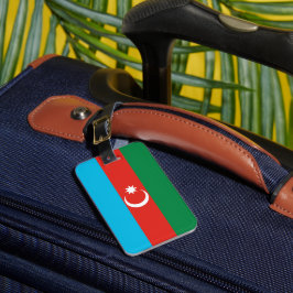 Etiqueta Para Maletas Bandera de Azerbaiyán