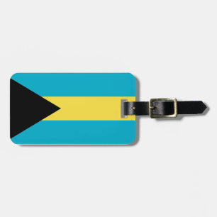 Etiqueta Para Maletas Bandera de Bahamas