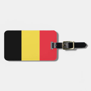 Etiqueta Para Maletas Bandera de Bélgica