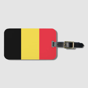 Etiqueta Para Maletas Bandera de Bélgica