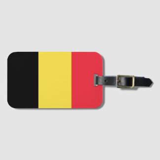 Etiqueta Para Maletas Bandera de Bélgica