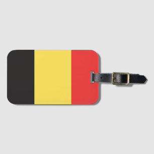 Etiqueta Para Maletas Bandera de Bélgica