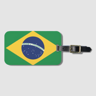 Etiqueta Para Maletas Bandera de Brasil