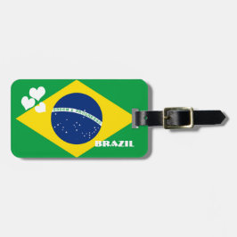 Etiqueta Para Maletas Bandera de BRASIL