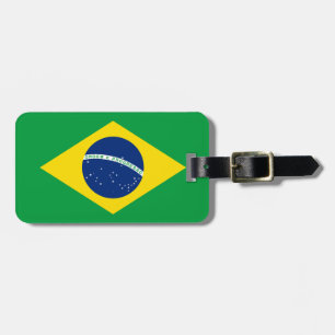 Etiqueta Para Maletas Bandera de Brasil