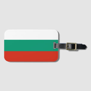Etiqueta Para Maletas Bandera de Bulgaria