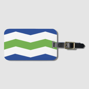 Etiqueta Para Maletas Bandera de Burlington, Vermont