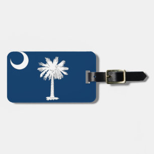 Etiqueta Para Maletas Bandera de Carolina del Sur