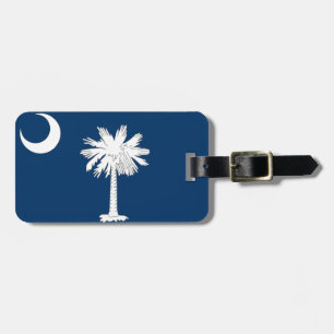 Etiqueta Para Maletas Bandera de Carolina del Sur