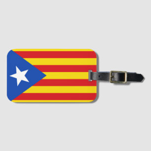 Etiqueta Para Maletas Bandera de Cataluña