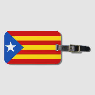 Etiqueta Para Maletas Bandera de Cataluña