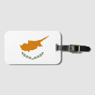Etiqueta Para Maletas Bandera de Chipre