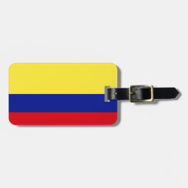 Etiqueta Para Maletas Bandera de Colombia
