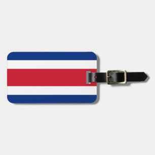 Etiqueta Para Maletas Bandera de Costa Rica