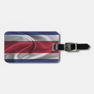 Etiqueta Para Maletas Bandera De Costa Rica